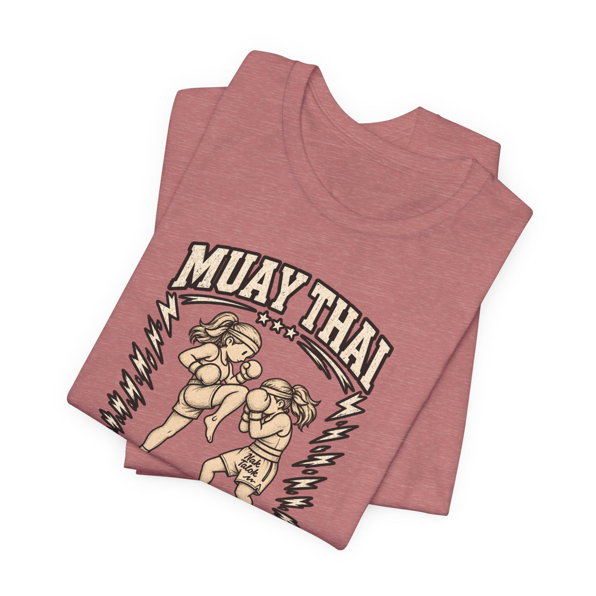 Women’s Muay Thai T-Shirt — “Because Therapy Isn't Violent Enough” | Nak Talok™