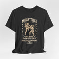 Women’s Muay Thai T-Shirt — “Because Therapy Isn't Violent Enough” | Nak Talok™
